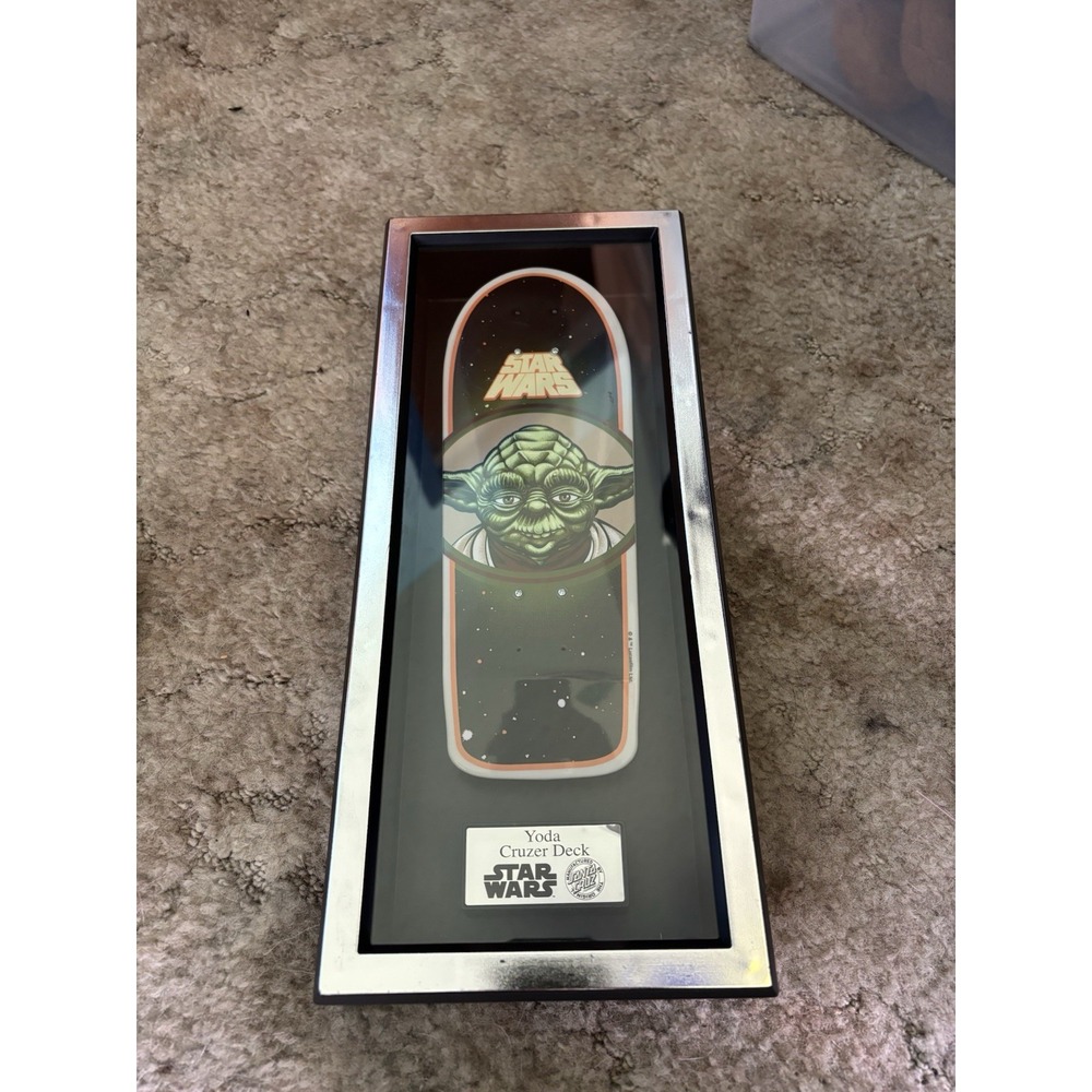 Santa Cruz Star Wars Yoda Cruzer Deck Collectible Display Shadowbox